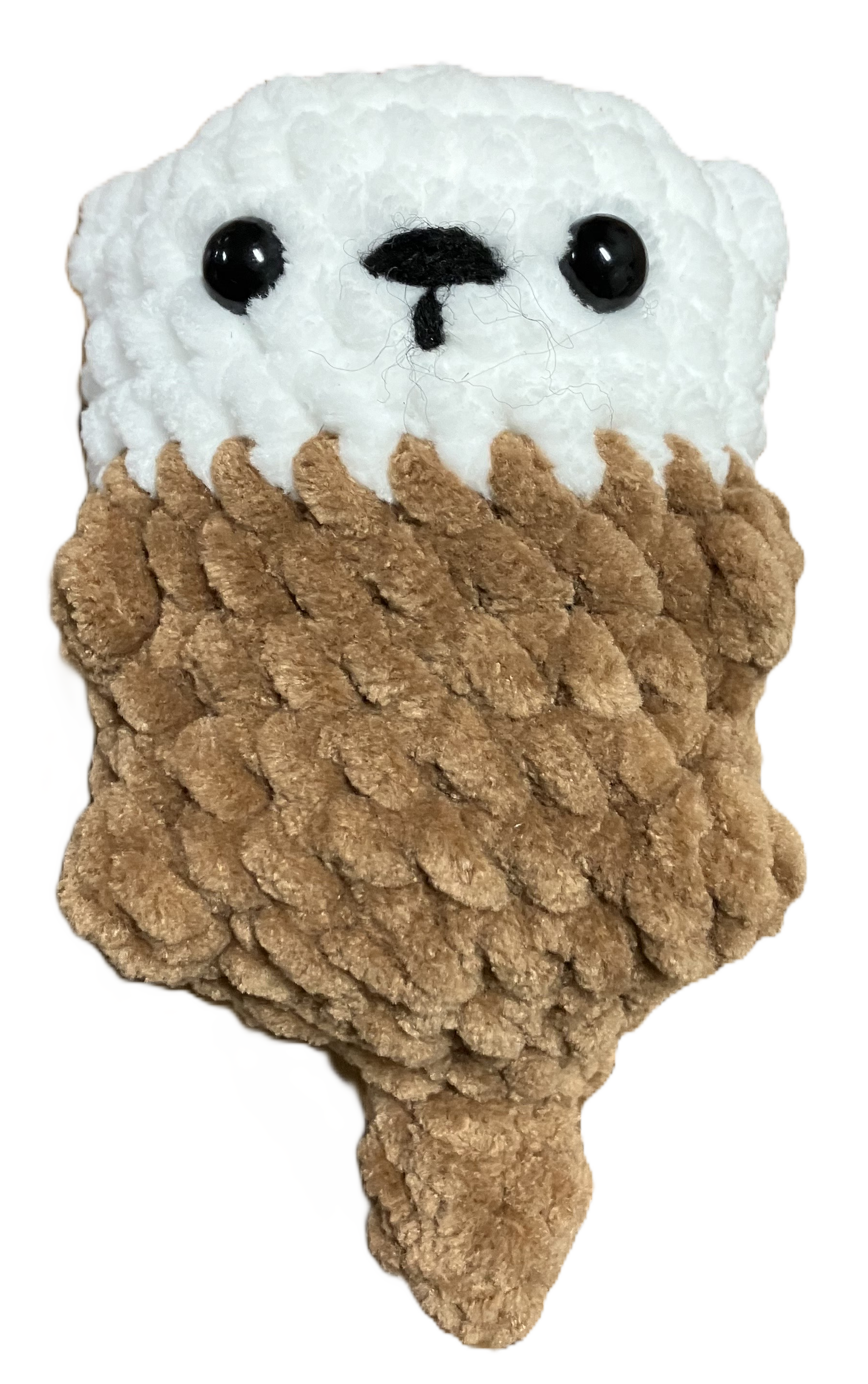 Otter with white head